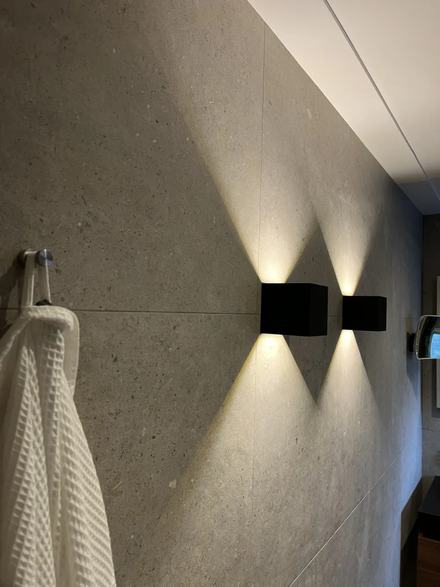 Badkamer natuursteen wastafel – natuurlijk stijl – Oosterbeek (foto 19)