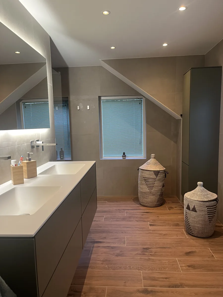 Japandi Badkamer in Wageningen