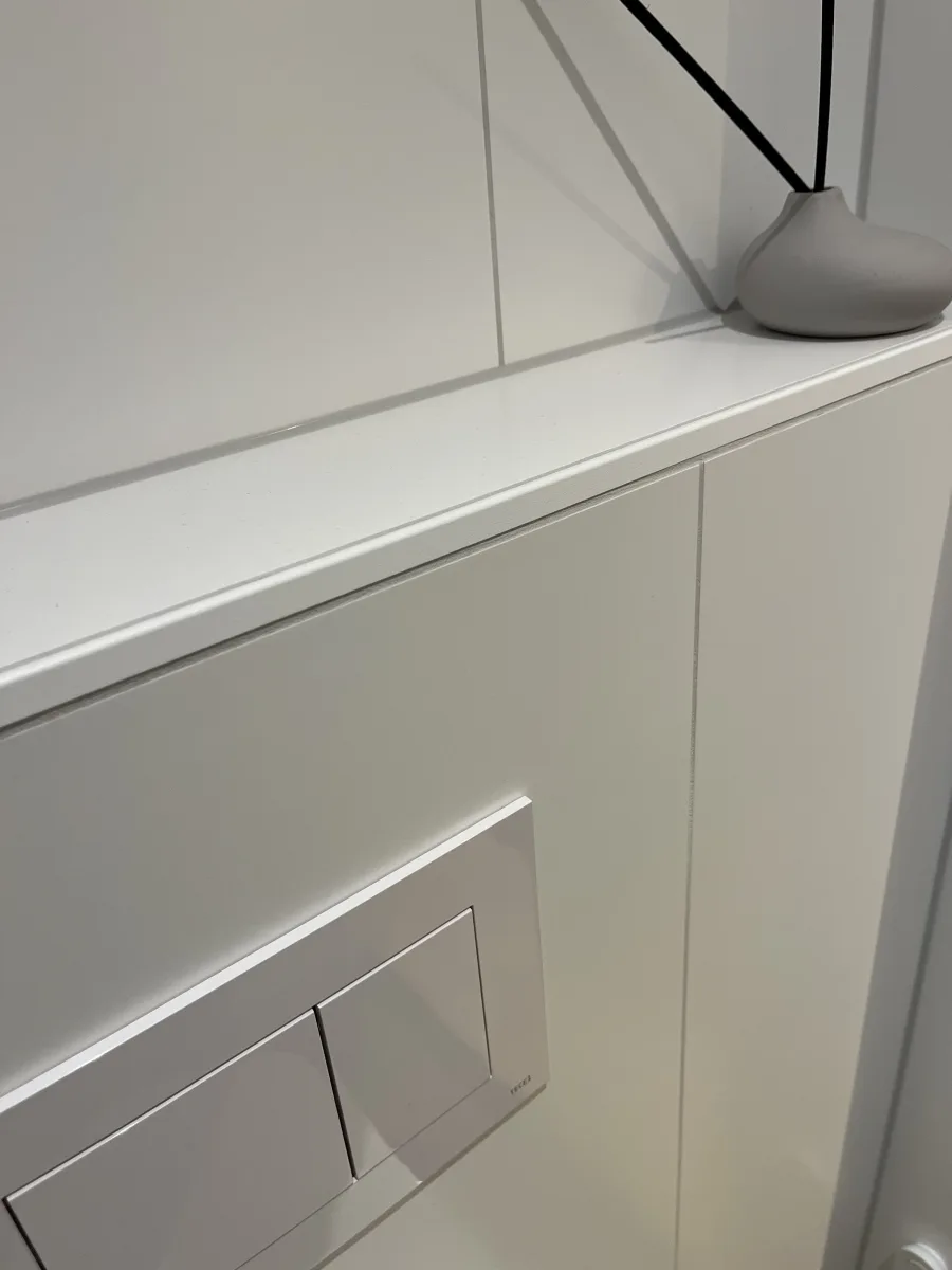 Maatwerk hoek-badmeubel en hoek-instap douchecabine – modern stijl – Wageningen (foto 24)