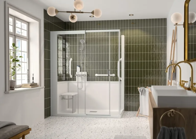Re-fit: douchebad vervangen door douche – ergonomisch stijl