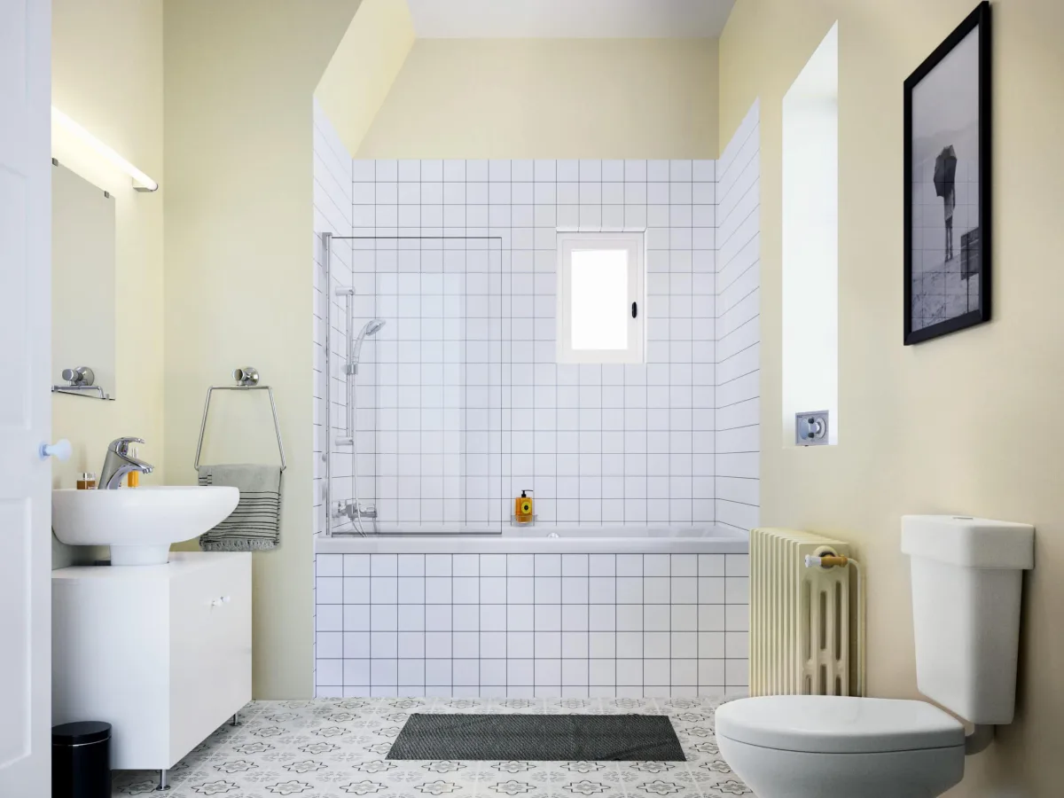 Re-fit: douchebad vervangen door douche – ergonomisch stijl