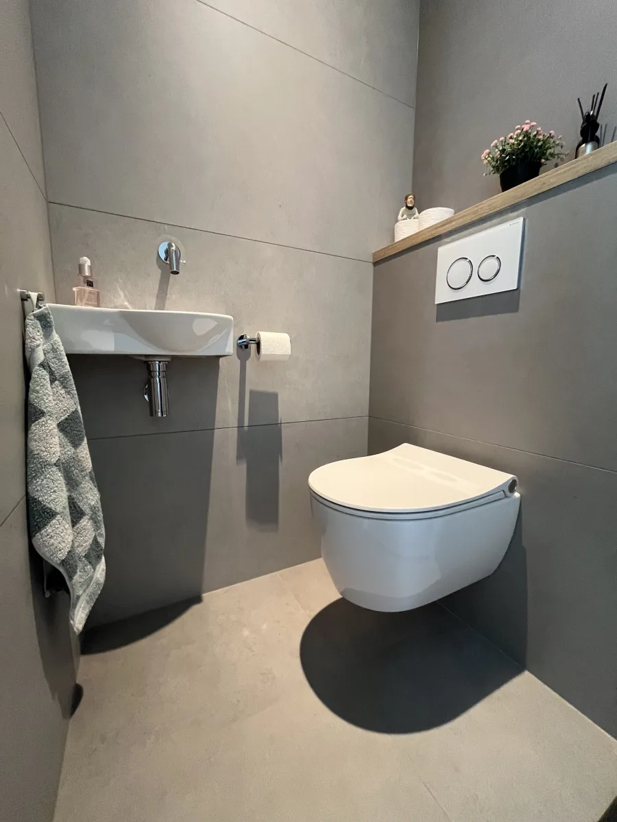 Gastentoilet tegel 120×60 – modern stijl – Veenendaal (foto 3)