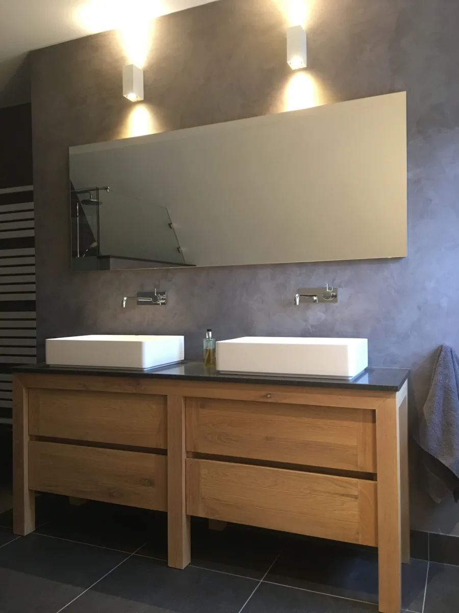 Royale sfeervolle badkamers – mozaïek – visgraat stijl – Alphen ad. Rijn (foto 19)