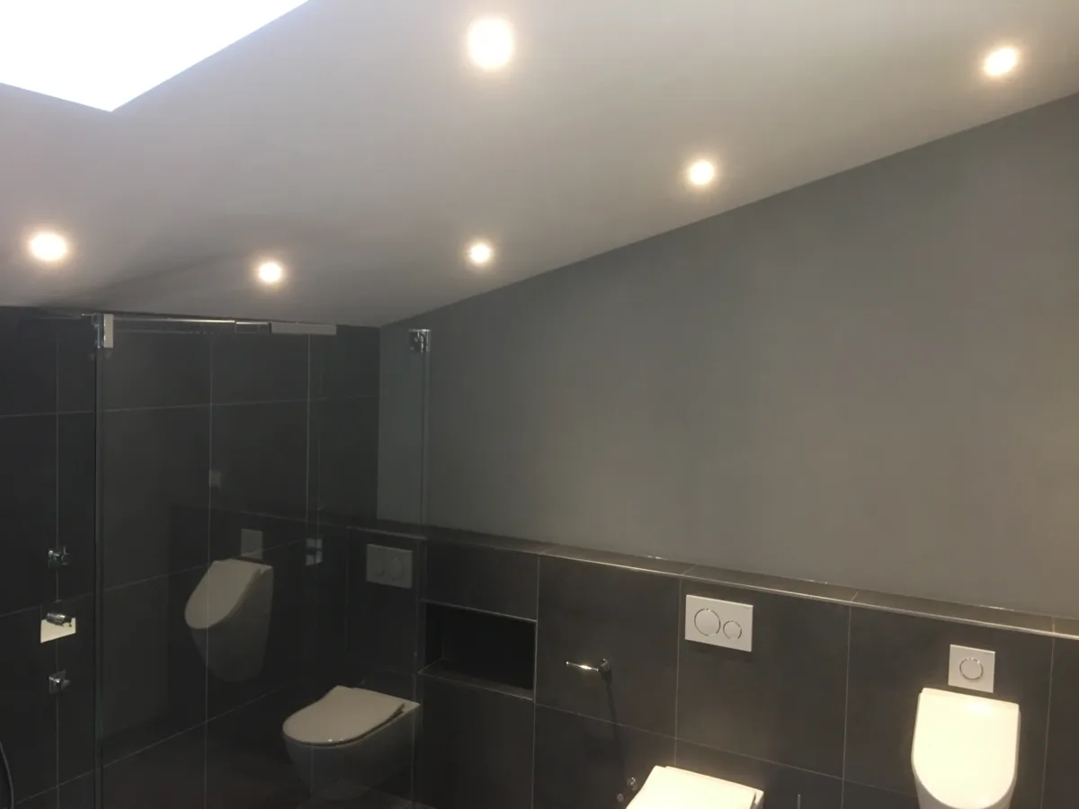 Betonciré badkamer met vrijstaande inloopdouche – betonlook stijl – Wolfheze (foto 8)