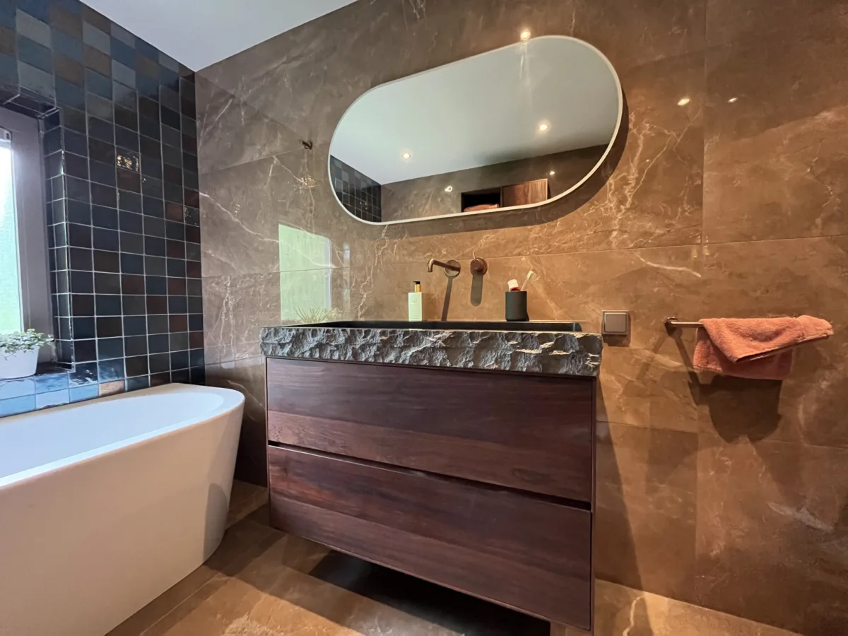 Hotel chique badkamers en gastentoilet – hotel chique stijl – Rhenen (foto 5)