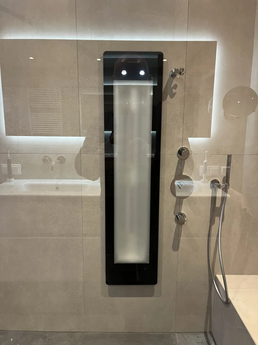 Badkamer sunshower en zitje onder de douche – modern stijl – Veenendaal (foto 2)