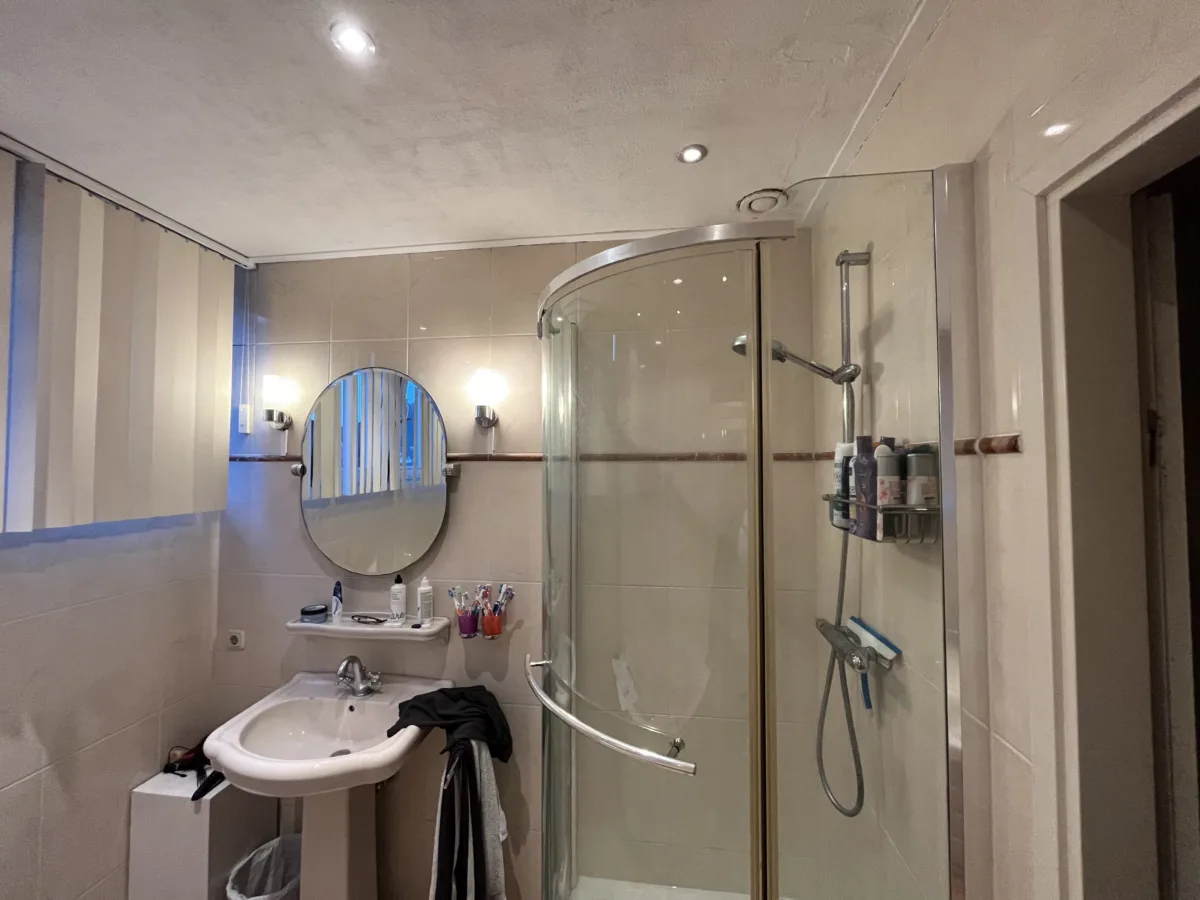 Badkamer met whirlpool bad – wellness stijl – Veenendaal (foto 12)
