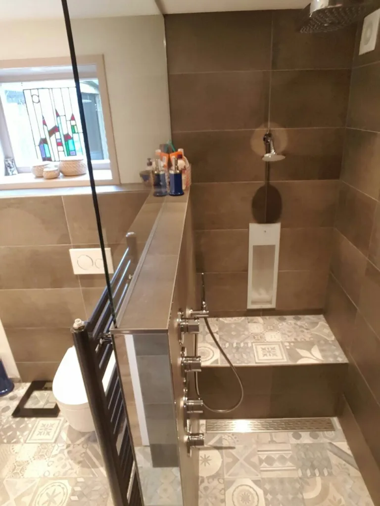 Sfeervolle badkamer met wellness details – modern stijl – Gemeente Buren, Asch