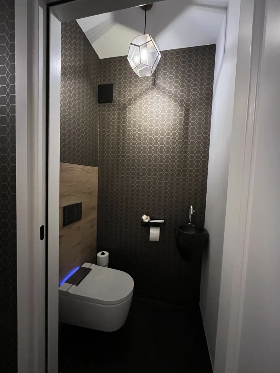 Toiletruimte met Geberit Sela aquaclean douchewc – modern stijl – Leersum (foto 2)