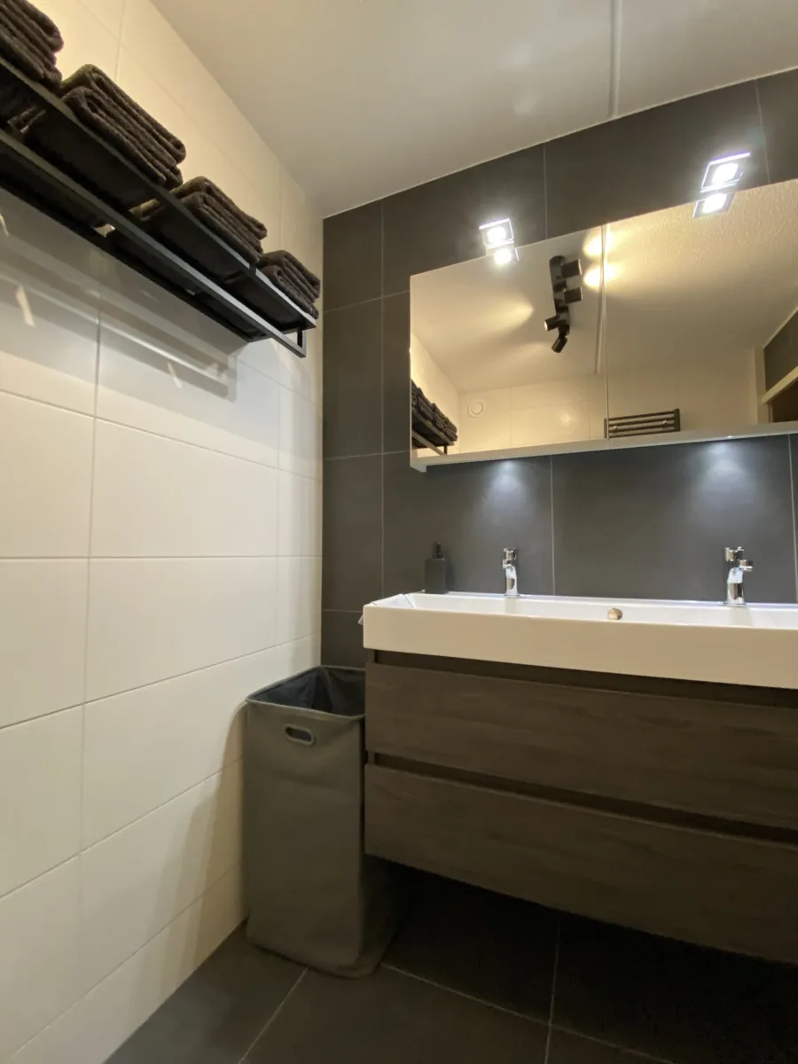 Badkamer inloopdouche zwart – modern stijl – Veenendaal (foto 9)