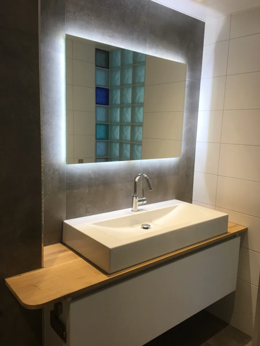 Optische badkamer vergroting – modern stijl – Rhenen (foto 9)
