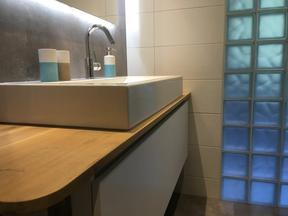 Optische badkamer vergroting – modern stijl – Rhenen (foto 2)