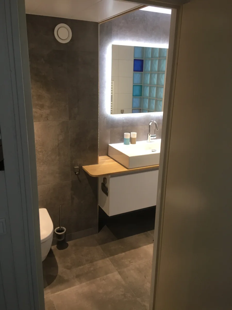 Optische badkamer vergroting – modern stijl – Rhenen (foto 8)
