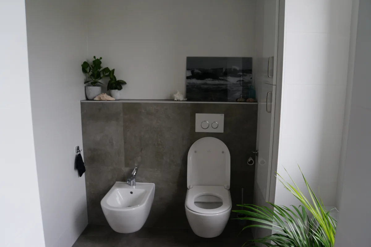 Crushed glass badkamer – design stijl – Alblasserdam (foto 5)